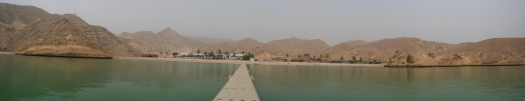 Oman dive center panorama