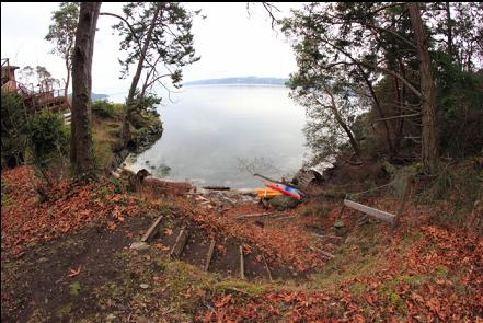 steps to the beach