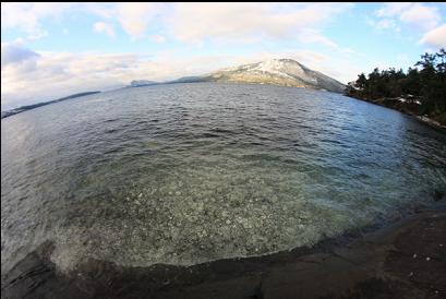 looking towards Saltspring Island