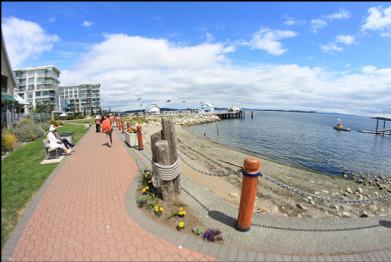 walkway and glass beach