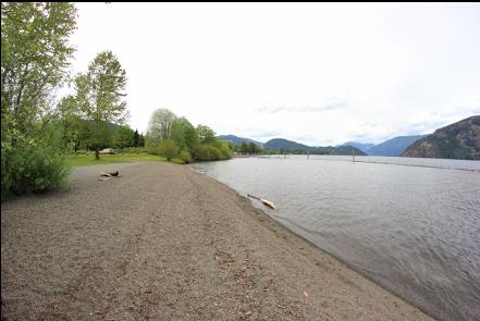 beach looking West