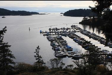 Cheannu marina and Becher Bay