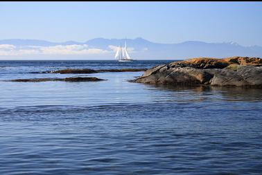 sailboat off point