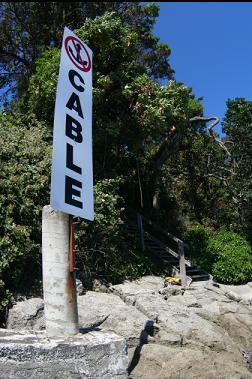 SIGN ON BEACH