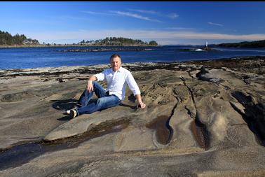 at point with reef in background