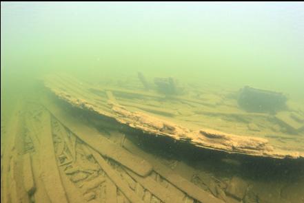 side of larger wreck