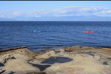 kayakers off point