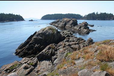 islets and reefs streching South from Reay Island