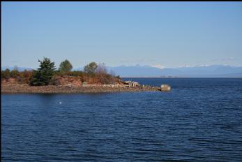 LEFT-HAND POINT WITH REMAINS OF OLD DOCK