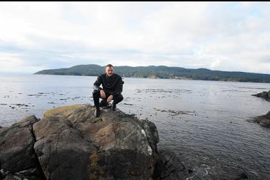 At Smyth Head with East Sooke Park in background