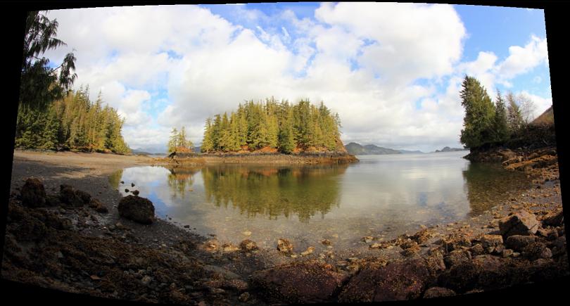 bay and island panorama