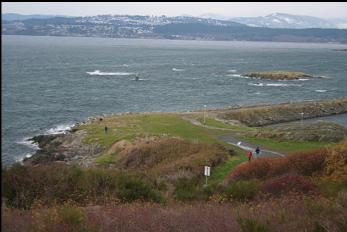 RUBBLE BREAKWATER ON RIGHT