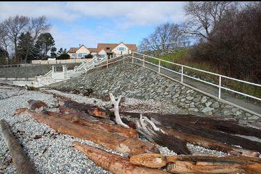 path back up from beach