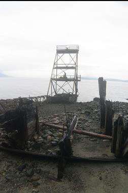 CONVEYOR AND TOWER WRECKAGE