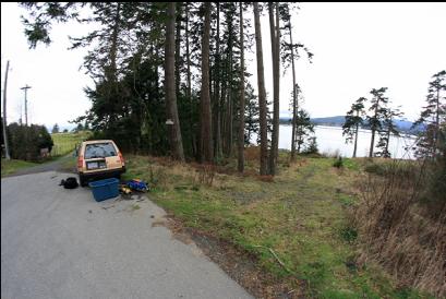 parking at end of road