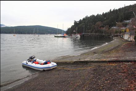 public ramp in Maple Bay