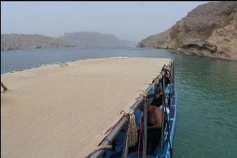 dive boat in inlet