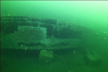 side of drydock and anchor blocks