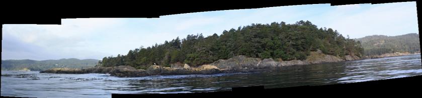 Frazer Island and South-East Islets panorama