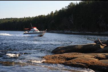 boat entering pass