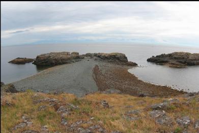 NECK POINT SHOWING CHANNEL BETWEEN ISLANDS