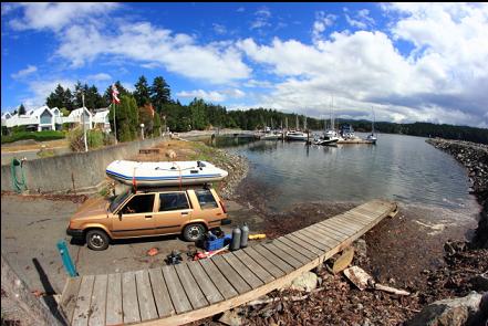 launching at Beachcomber marina