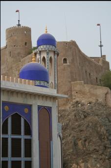 mosque and castle in Muscat