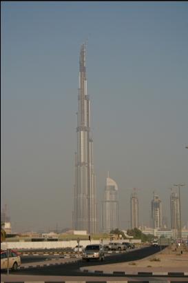 Tallest building in the world in Dubai