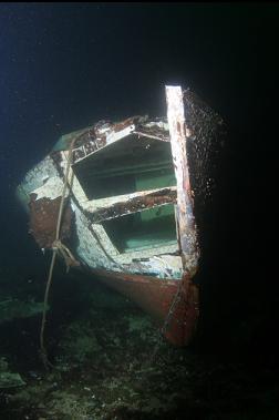 bow of sailboat