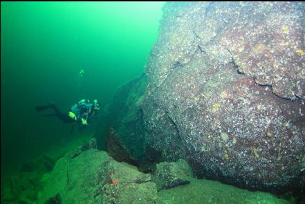 base of the wall