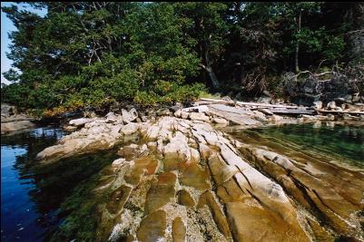 ROCKS NEAR BOAT RAMP