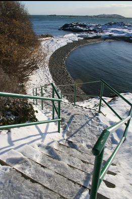 steps to beach