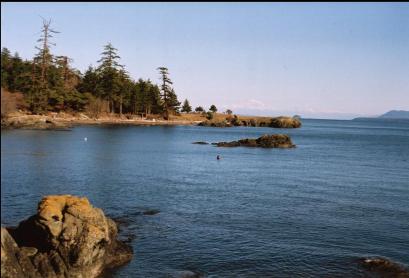 DRUMMOND BAY WITH ISLAND IN MIDDLE