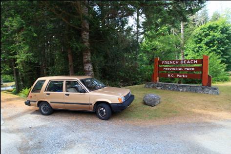 entrance to park