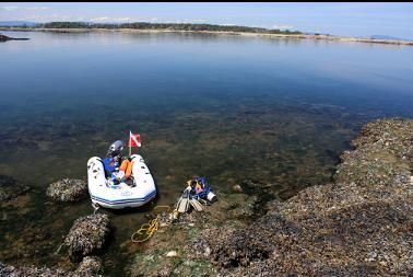 anchored with Alpha Islet in background