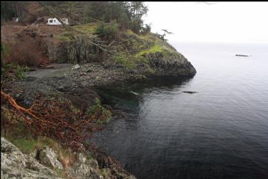 looking down to Keel Cove