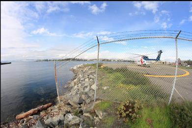 entry-point next to helicopter pad