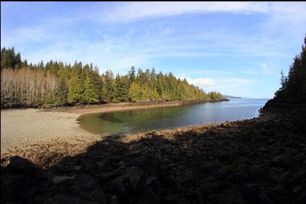 the bay with Kwuna Point in the distance