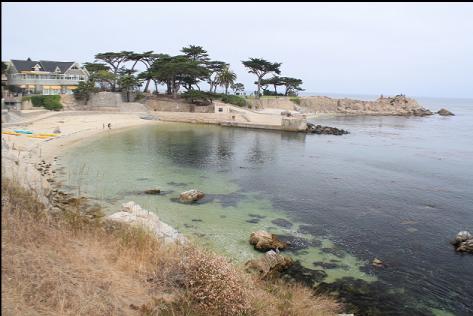 the beach a few days before on a calmer day