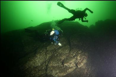 near top of wall