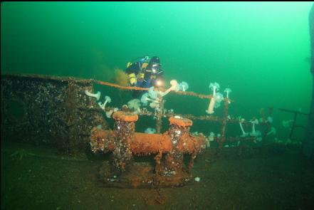 railing around the bow