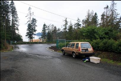 parking at end of Ella Road