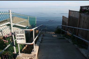 access steps to beach