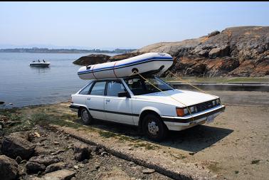 launching at Cattle Point