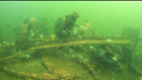 debris on the drydock