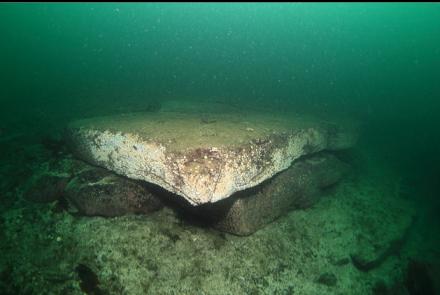 slab of sandstone 60 feet deep