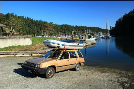 launching at Pedder Bay