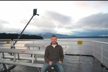 on ferry