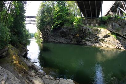 various bridges over canyon