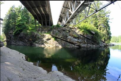 under highway bridges